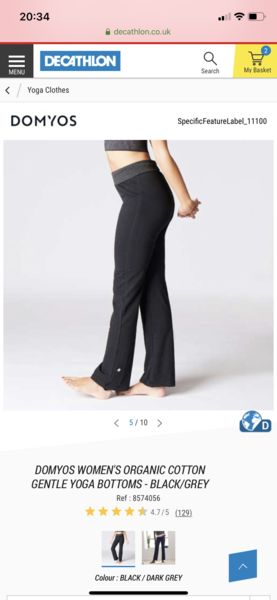 Yoga: what style would you call 'yoga trousers'