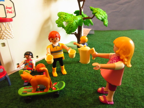 An outbreak of Covid-19 has occurred for the Playmobil people in our house...