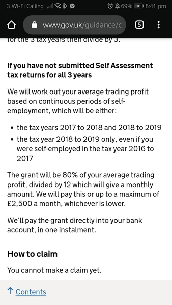 Covid self-employed grant, we missed it