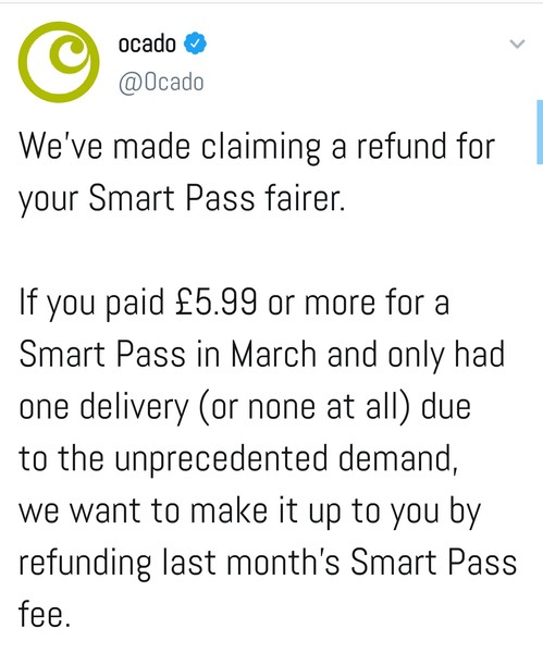 Ocado smart pass trials, tribulations and tiers
