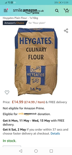To ask you where to buy bread flour online?!