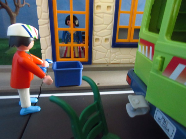 An outbreak of Covid-19 has occurred for the Playmobil people in our house...