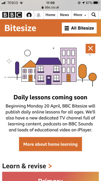 School NOT going back after Easter