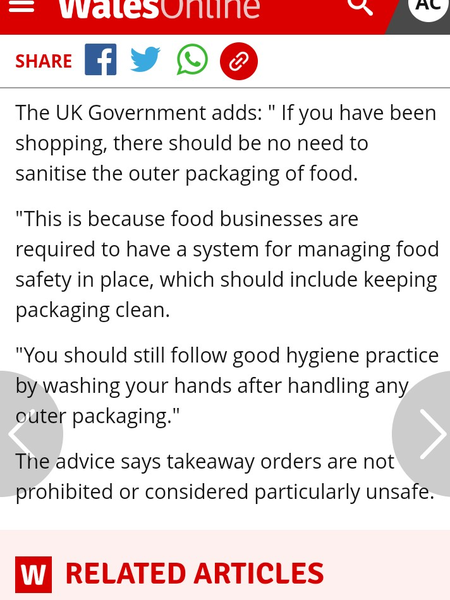 What do shopping cleaners do with the insides of packets?