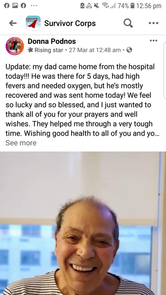 A positive thread to balance the panic. Do you know anybody who has recovered? If so then please share here