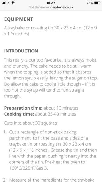 When should your lemon drizzle get its drizzle?