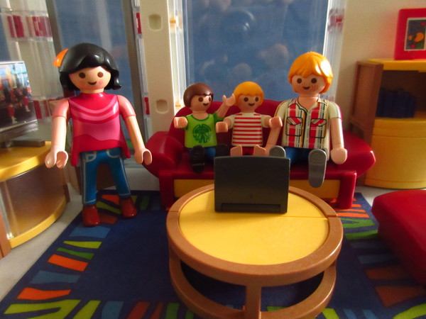 An outbreak of Covid-19 has occurred for the Playmobil people in our house...