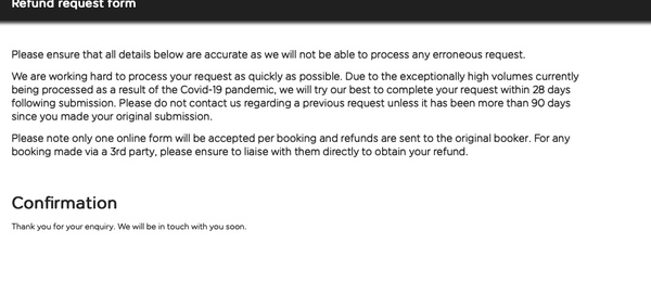 Anyone still awaiting an Easyjet refund?