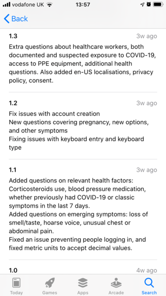 Covid 19 reporting app - public webinar