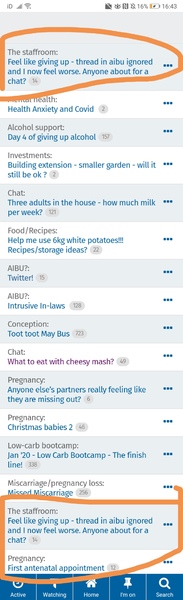 Same threads appearing multiple times in "active"