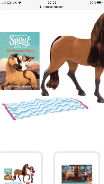 Three year old birthday wish list - Spirit riding free...