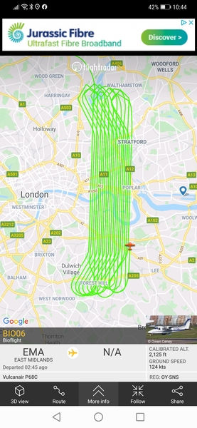 Flight radar fans