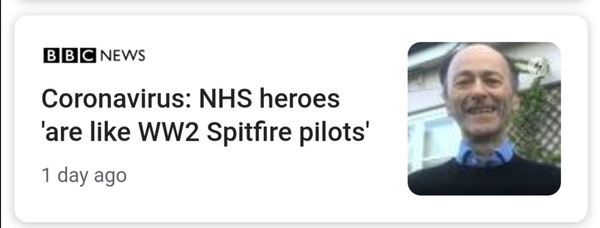 To think the glamorisation of the NHS isn't helpful