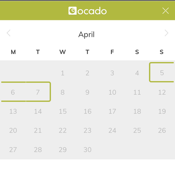 (former) Ocado reserved...