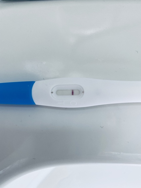 Faint line on pregnancy test