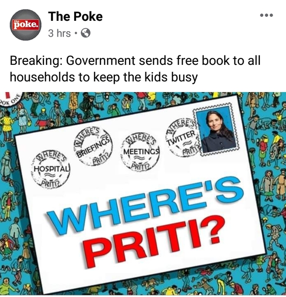 where is Pritti Patel?