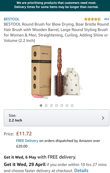 Blow dry brush