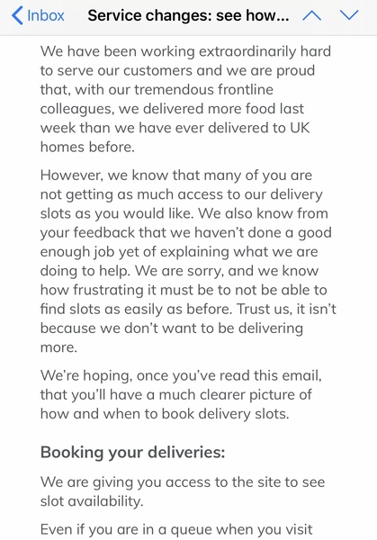 Ocado Anytime Smart Pass holders - have you received priority access yet?