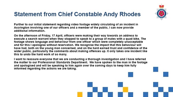 Police tell family they’re not allowed in front garden