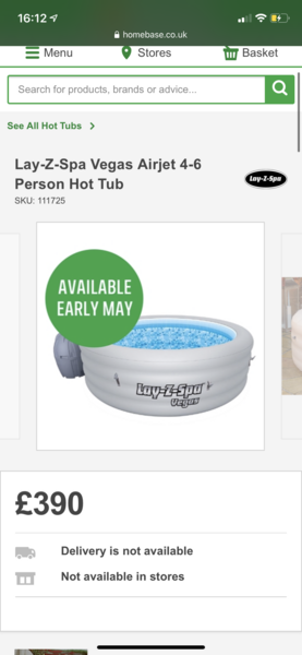 Does anyone want to sell me an inflatable hot tub?