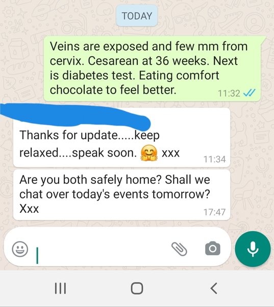 Mil text reply. Aibu?