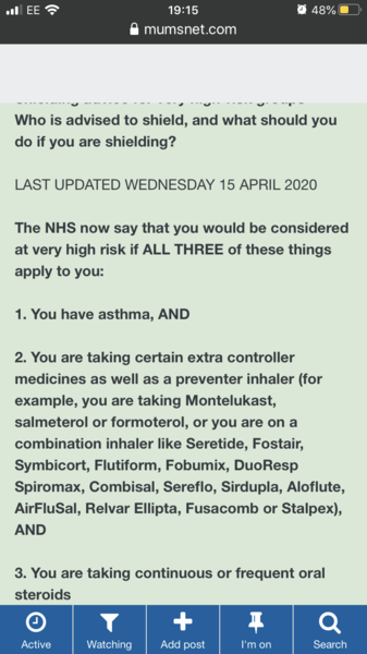 Is it possible I could be on the vulnerable list without realising?
