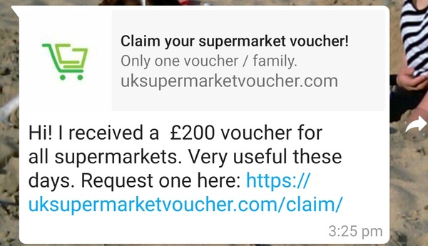 WhatsApp scam