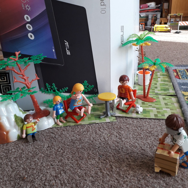 An outbreak of Covid-19 has occurred for the Playmobil people in our house...