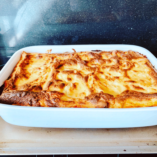 To ask you to show me your baking/food?