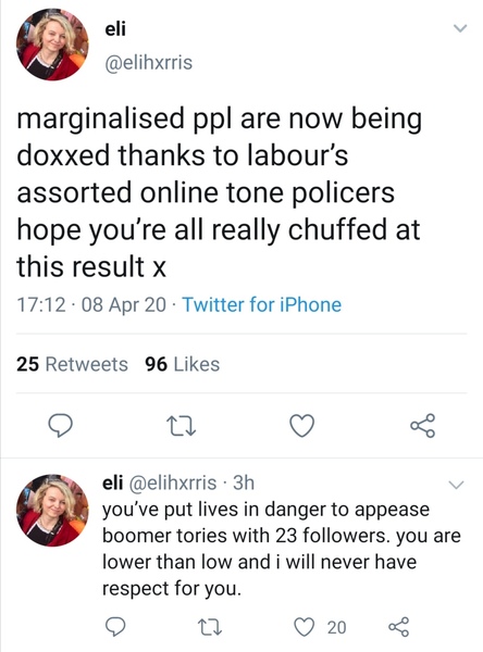 The author of Labour's trans pledge tweets 'BYE BYE HONEY!' at Boris Johnson