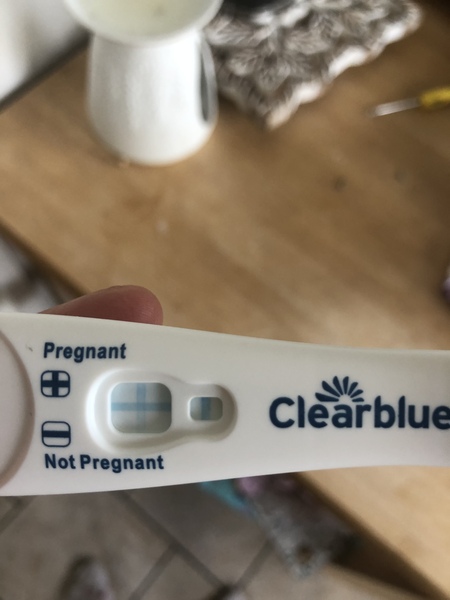 Clear blue rapid test