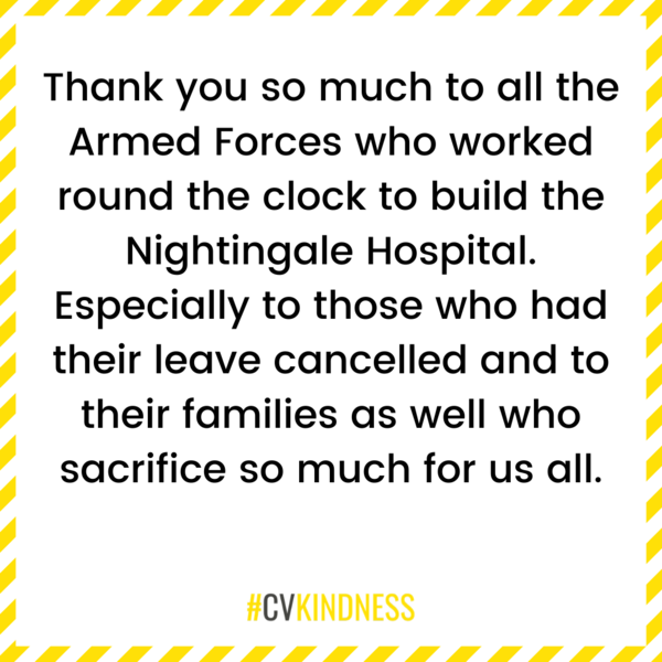 Saying thank you to NHS + other key workers ✨