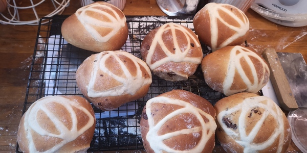 To ask you to show me your baking/food?