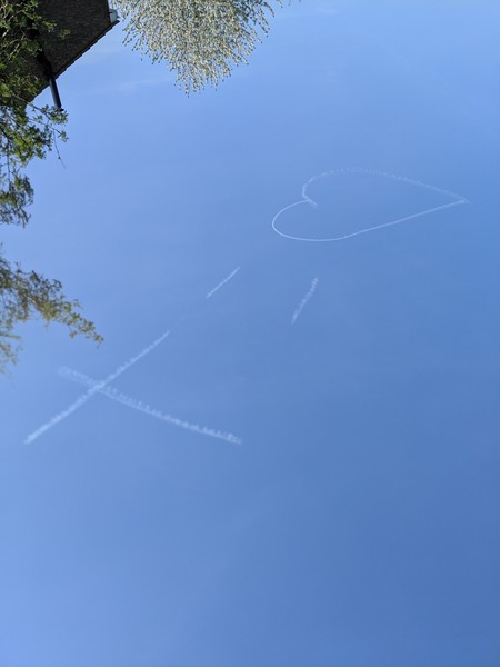 What's this? (Marks in sky)