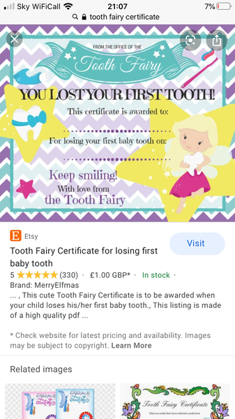 Tooth fairy IABU