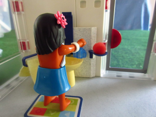 An outbreak of Covid-19 has occurred for the Playmobil people in our house...