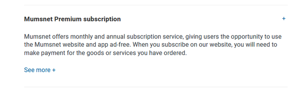 Mumsnet Premium membership - please support us if you can