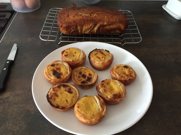 To ask you to show me your baking/food?