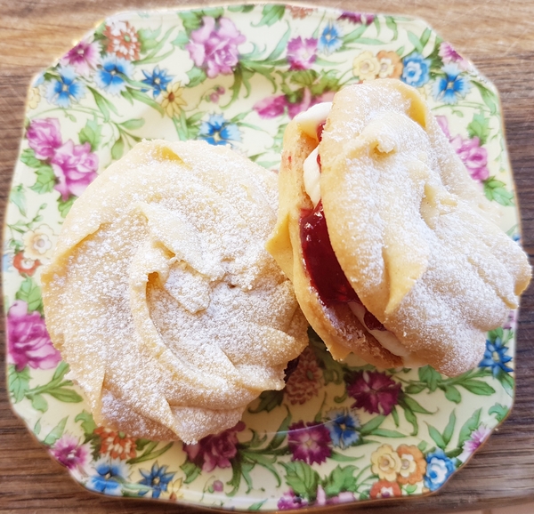 To ask you to show me your baking/food?