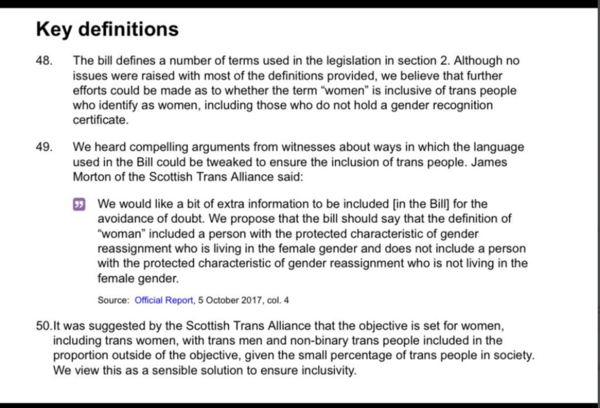 James Morton scottish trans alliance quote