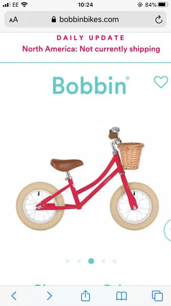 Bobbins Balance Bike