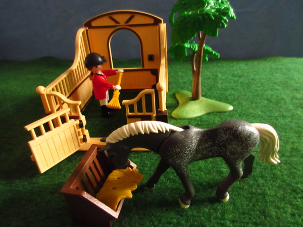 An outbreak of Covid-19 has occurred for the Playmobil people in our house...