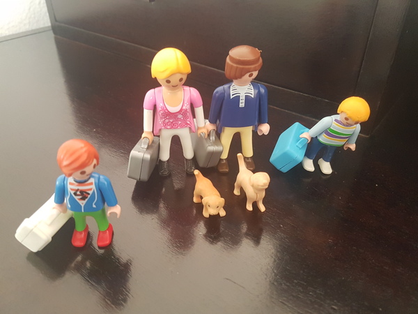 An outbreak of Covid-19 has occurred for the Playmobil people in our house...
