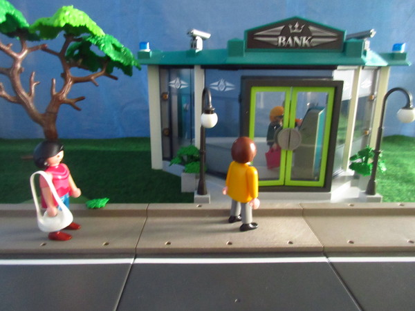 An outbreak of Covid-19 has occurred for the Playmobil people in our house...