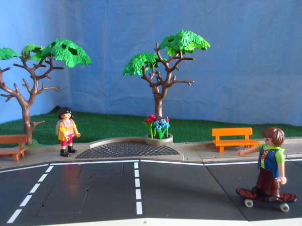 An outbreak of Covid-19 has occurred for the Playmobil people in our house...