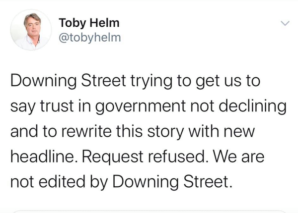 Westminstenders: No pubs till Christmas?