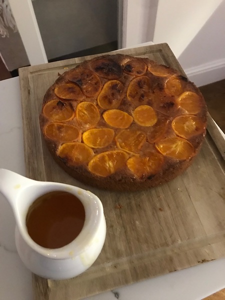 To ask you to show me your baking/food?