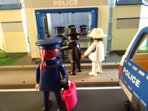 An outbreak of Covid-19 has occurred for the Playmobil people in our house...