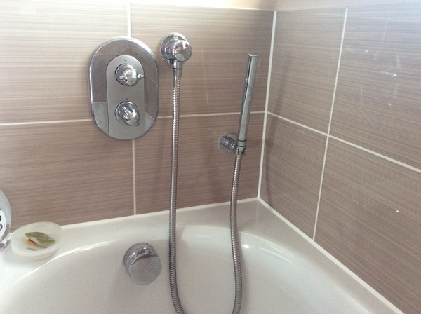 Hot water at the sink tap but not at the bath tap!