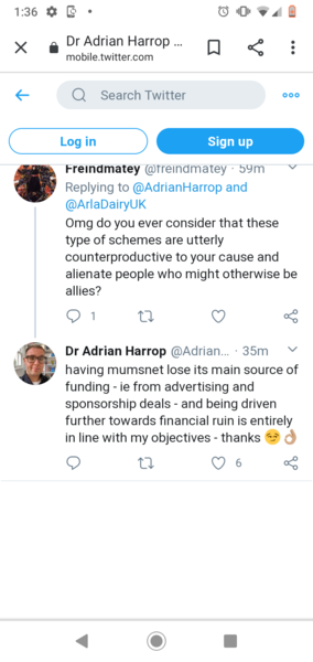 Dr Adrian Harrop (a trans activist) just asked for screen shots of anti trans statements posted here at MN